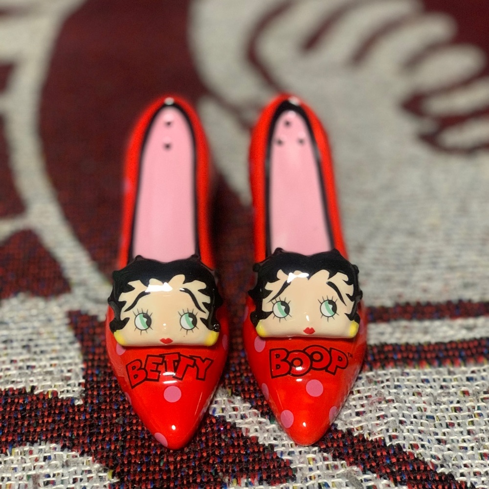 Betty Boop Red Heels with Character Design